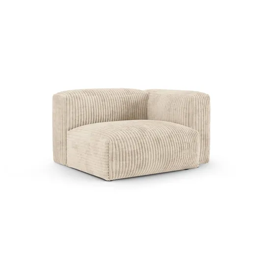Modul Right, "Martina", 1 Seat, 120x120x75, Light Beige