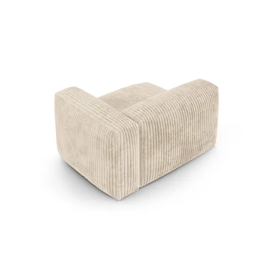 Modul Right, "Martina", 1 Seat, 120x120x75, Light Beige