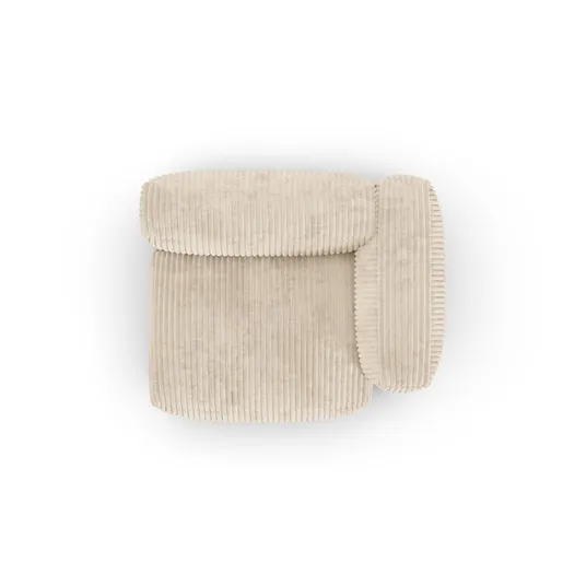 Modul Right, "Martina", 1 Seat, 120x120x75, Light Beige