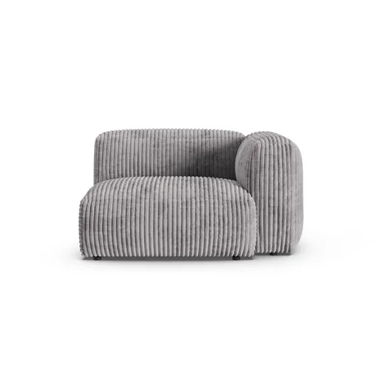 Modul Right, "Martina", 1 Seat, 120x120x75, Light Grey