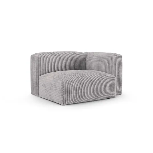 Modul Right, "Martina", 1 Seat, 120x120x75, Light Grey