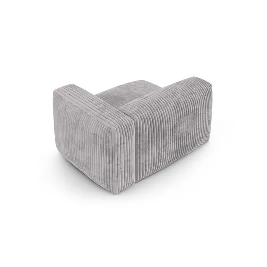 Modul Right, "Martina", 1 Seat, 120x120x75, Light Grey