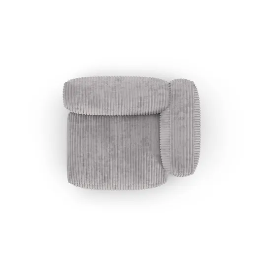 Modul Right, "Martina", 1 Seat, 120x120x75, Light Grey