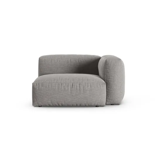 Modul Right, "Martina", 1 Seat, 120x120x75, Light Grey