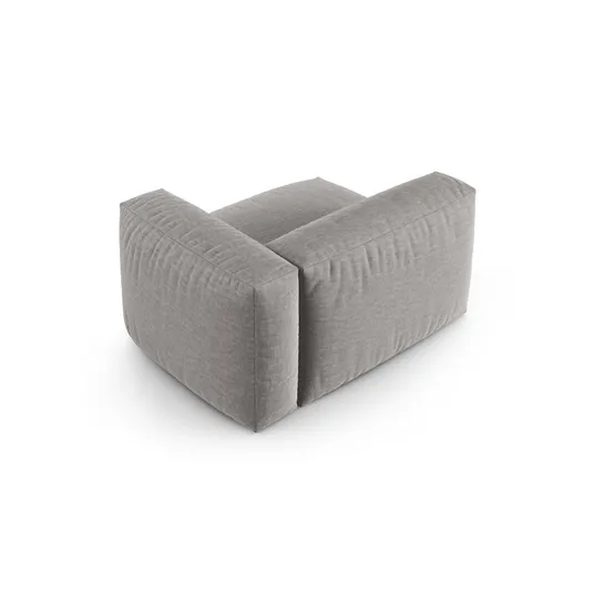 Modul Right, "Martina", 1 Seat, 120x120x75, Light Grey