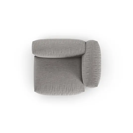 Modul Right, "Martina", 1 Seat, 120x120x75, Light Grey