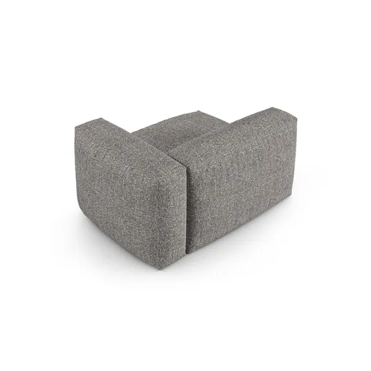 Boucle Modul Right, "Martina", 1 Seat, 120x120x75, Graphite