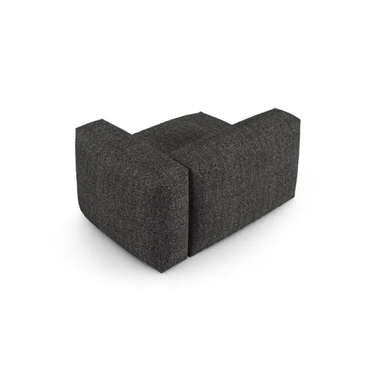 Boucle Modul Right, "Martina", 1 Seat, 120x120x75, Anthracite