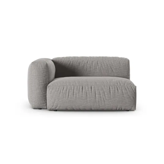 Modul Left, "Martina", 1 Seat, 160x120x75, Light Grey