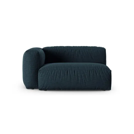 Modul Left, "Martina", 1 Seat, 160x120x75, Blue Jeans