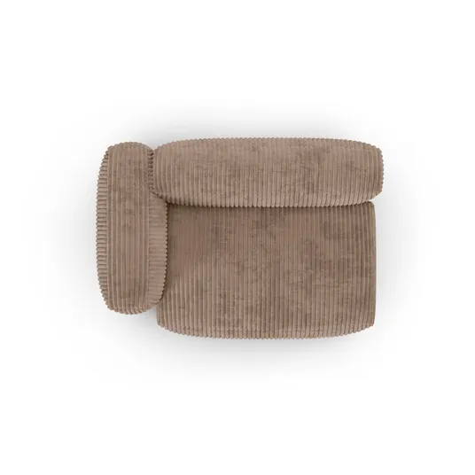 Modul Left, "Martina", 1 Seat, 160x120x75, Acorn