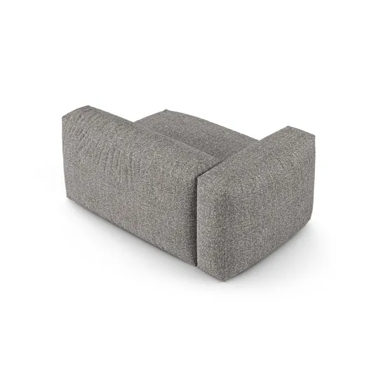 Boucle Modul Left, "Martina", 1 Seat, 160x120x75, Graphite