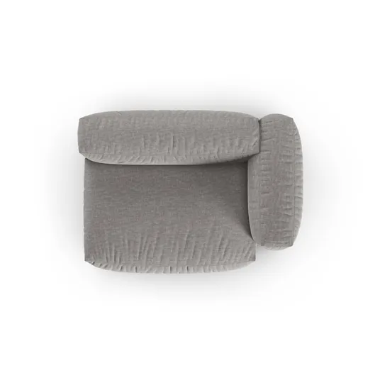 Modul Right, "Martina", 1 Seat, 160x120x75, Light Grey