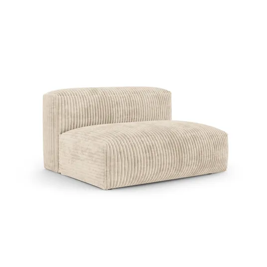 Modul Right, "Martina", 1 Seat, 160x120x75, Light Beige