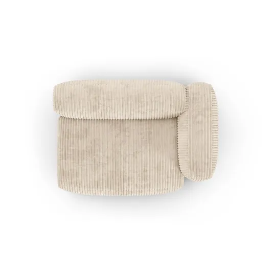 Modul Right, "Martina", 1 Seat, 160x120x75, Light Beige