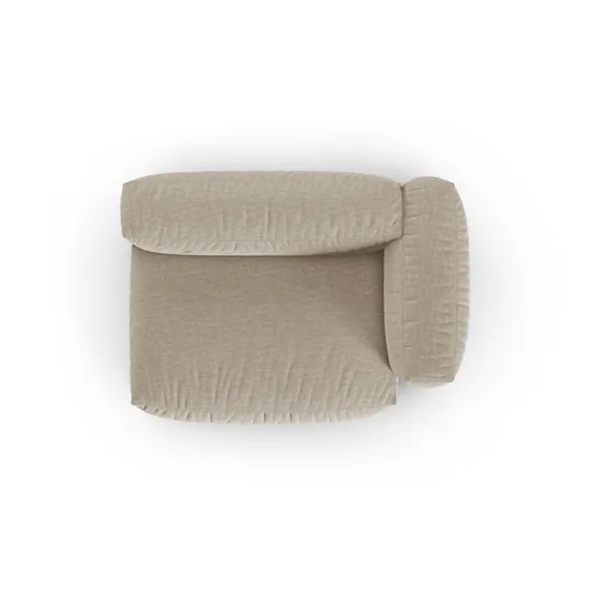 Modul Right, "Martina", 1 Seat, 160x120x75, Light Beige