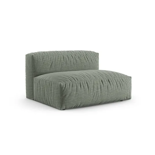 Modul Right, "Martina", 1 Seat, 160x120x75, Moss Green