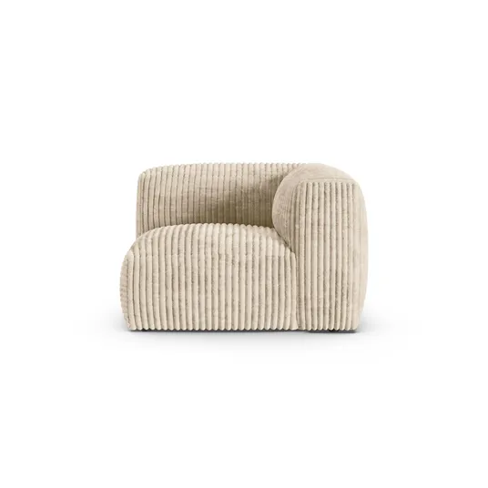 Modul Armless, "Martina", 1 Seat, 120x120x75, Light Beige