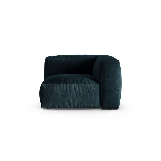 Velvet Modul Armless, "Martina", 1 Seat, 120x120x75, Deep Petrol