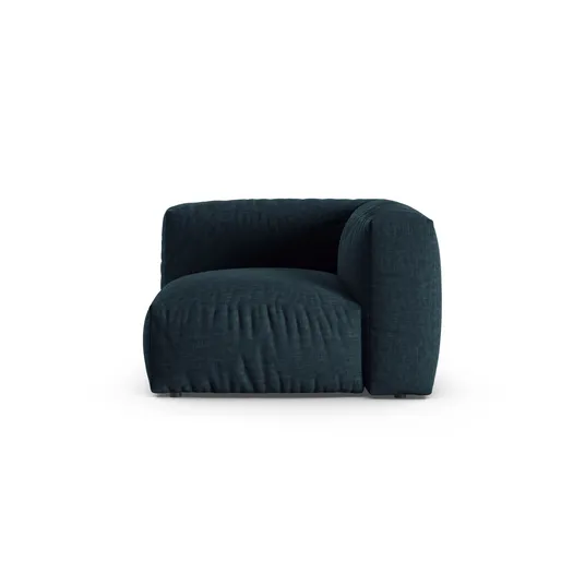 Modul Armless, "Martina", 1 Seat, 120x120x75, Blue Jeans