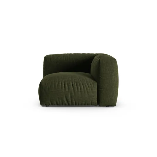 Modul Armless, "Martina", 1 Seat, 120x120x75, Green
