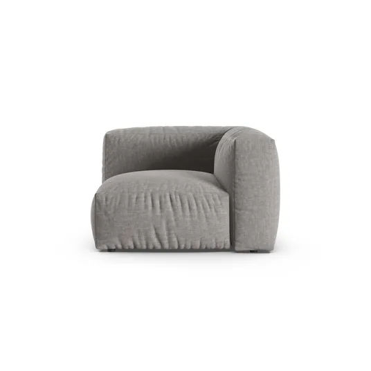 Modul Armless, "Martina", 1 Seat, 120x120x75, Light Grey