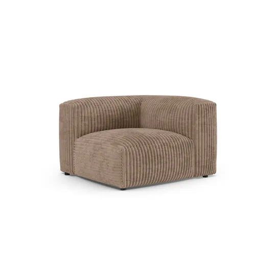Modul Armless, "Martina", 1 Seat, 120x120x75, Acorn