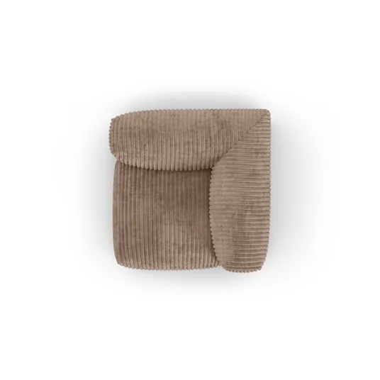 Modul Armless, "Martina", 1 Seat, 120x120x75, Acorn