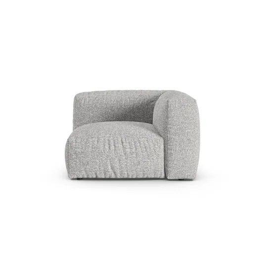 Modul Armless, "Martina", 1 Seat, 120x120x75, Silver