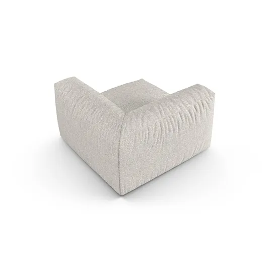 Modul Armless, "Martina", 1 Seat, 120x120x75, Grey Beige Melange