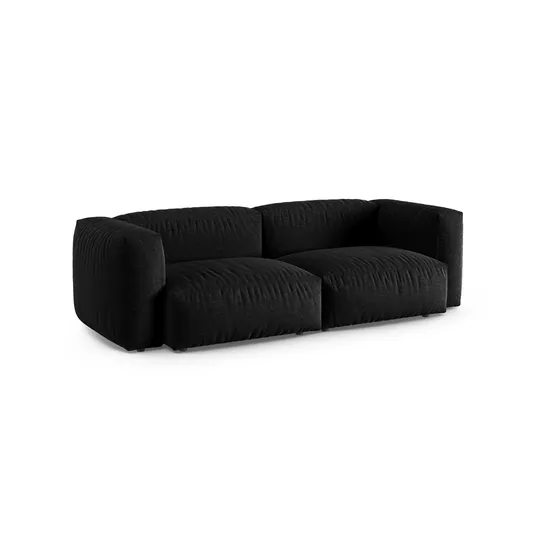 Modular Sofa, "Martina", 3 Seats, 240x120x75, Black