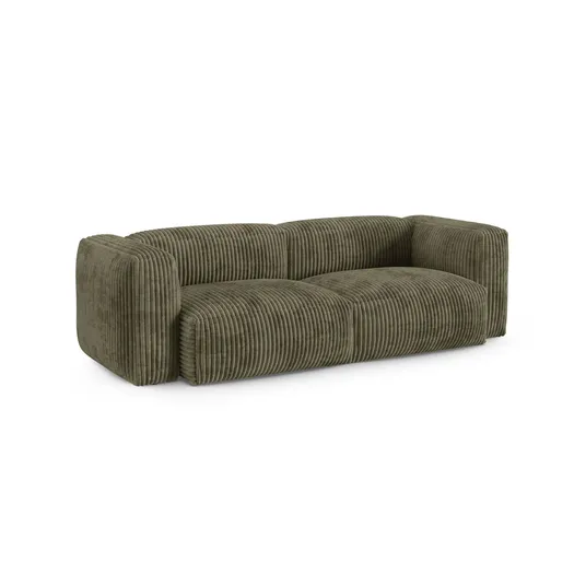 Modular Sofa, "Martina", 3 Seats, 240x120x75, Moss Green