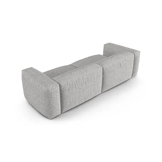 Boucle Modular Sofa, "Martina", 3 Seats, 240x120x75, Silver