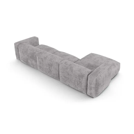 Modular Left Corner Sofa, "Martina", 3 Seats, 370x176x75, Light Grey