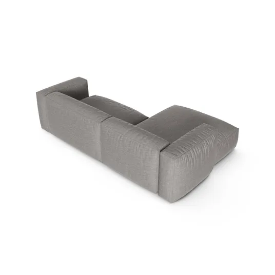 Modular Left Corner Sofa, "Martina", 2 Seats, 280x176x75, Light Grey