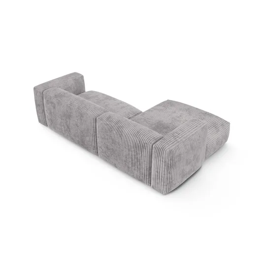 Modular Left Corner Sofa, "Martina", 2 Seats, 280x176x75, Light Grey