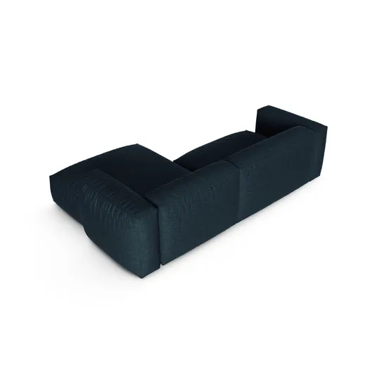 Modular Right Corner Sofa, "Martina", 2 Seats, 280x176x75, Blue Jeans
