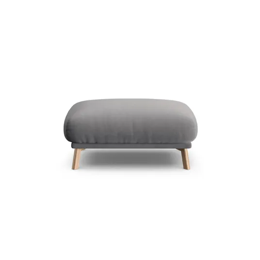 Sametist pouf, "Naomi", 1 iste, 100x70x41, Hall