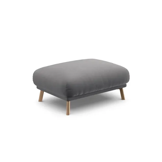Sametist pouf, "Naomi", 1 iste, 100x70x41, Hall