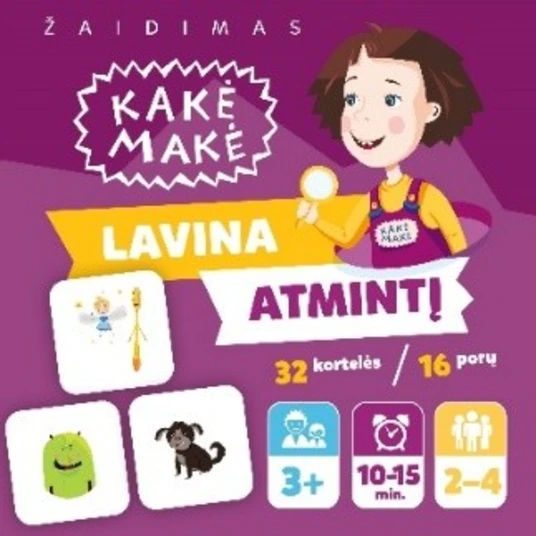 Stalo žaidimas Kakė Memory mini