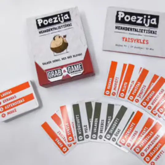 Stalo žaidimas Poezija Neandertalietiškai MINI LT