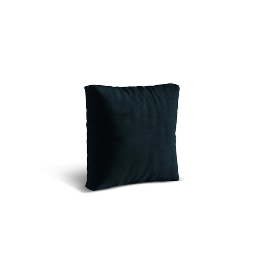 Velvet Pillow, "Martina", 40x4x40, Deep Petrol