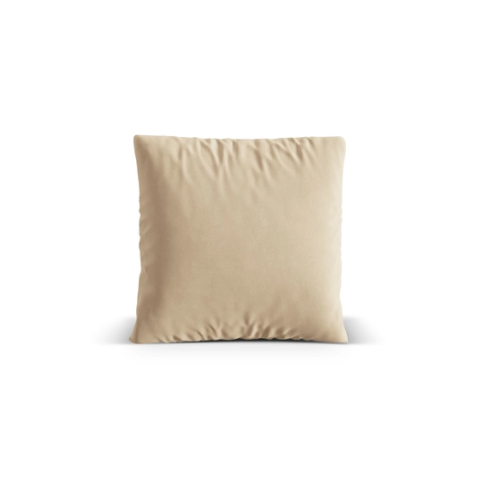 Velvet Pillow, "Nuria", 70x70x15, Nude