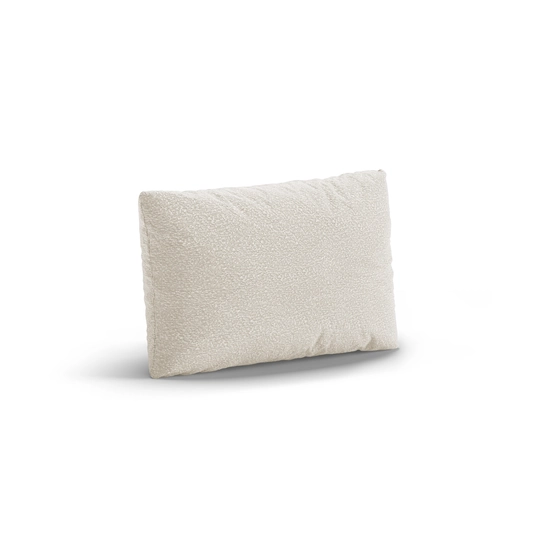 Pillow, "Poppy", 30x50x10, White