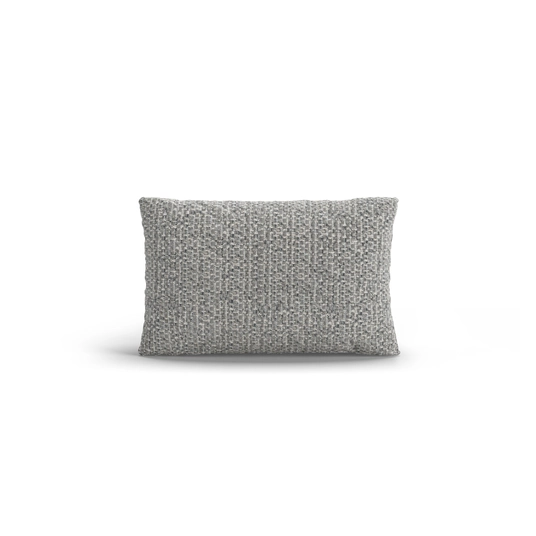Pillow, "Poppy", 30x50x10, Grey
