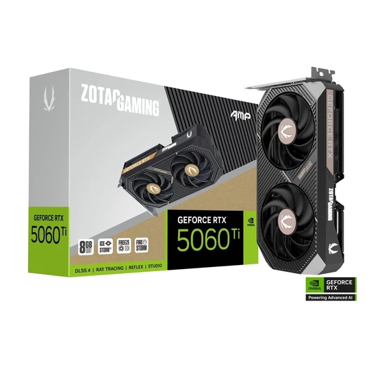 Vaizdo plokštė "GeForce RTX 5060 Ti" 8GB AMP GDDR7 128bit 3DP/HDMI