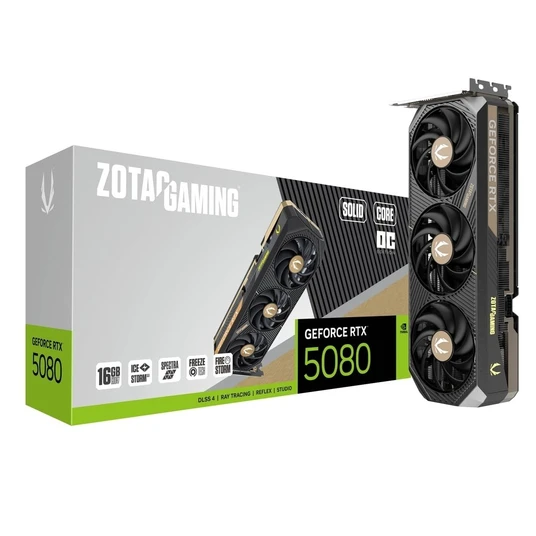 Vaizdo plokštė GeForce RTX 5080 SOLID CORE OC 16GB GDDR7 256bit 3DP/HDMI