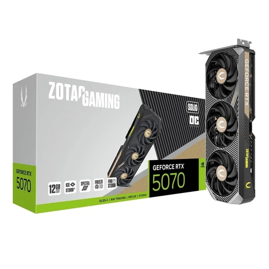 Vaizdo plokštė GeForce RTX 5070 SOLID OC 12GB GDDR7 192bit 3DP/HDMI
