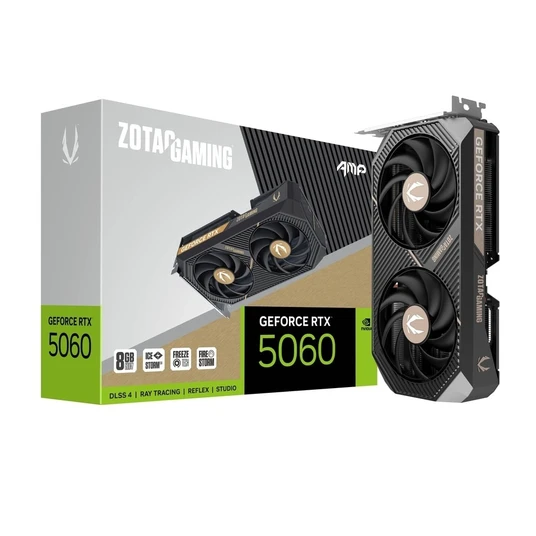 Vaizdo plokštė GeForce RTX 5060 AMP 8GB GDDR7 128bit 3DP/HDMI