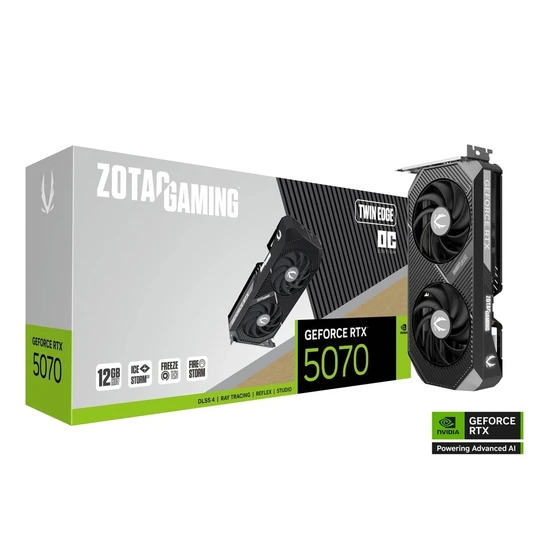 Graphics card GeForce RTX 5070 TWIN EDGE OC 12GB GDDR7 192bit 3DP/HDMI